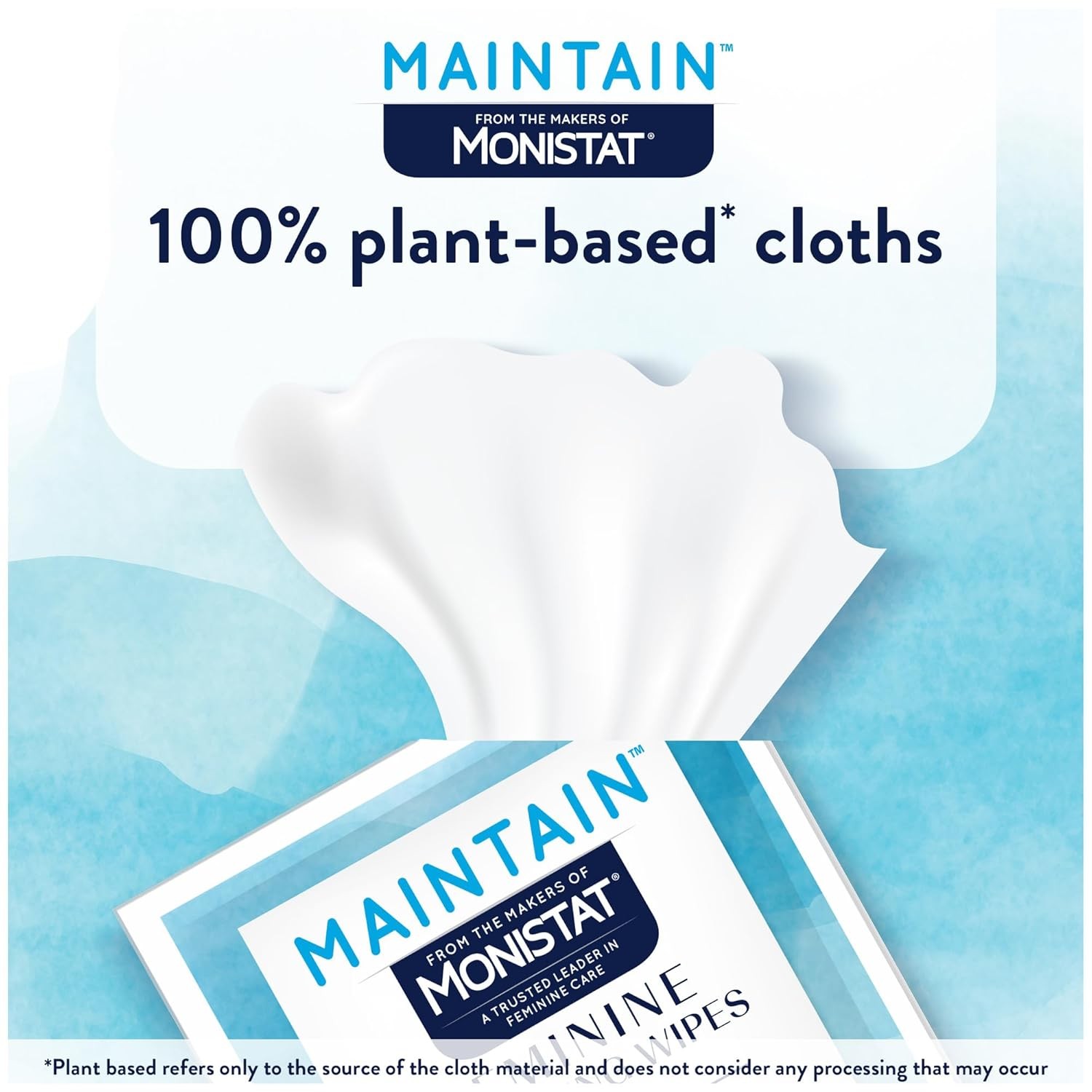 Monistat Maintain Feminine Wipes with Boric Acid for 12 Count (Pack of 1) 