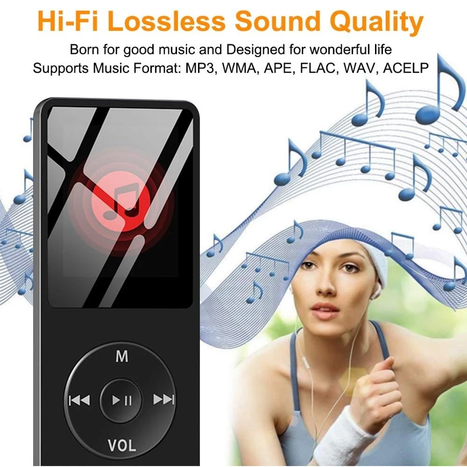 Bluetooth Unterstützung MP3 Player Musik Spieler Digital FM Radio Wasserdicht DE - Bild 2 von 4