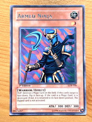 Armed Ninja LOB-106 1st Edition Rare Yu-Gi-Oh! Legend of Blue Eyes White Dragon
