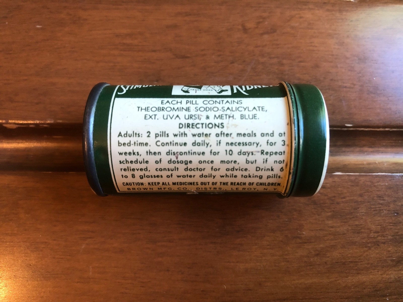 Antique, RAMON'S, BROWNIE PILLS,  Apothecary, Medicine TIN, Early 1900's