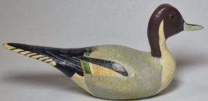 Ward Bros 1936 Signed Dated JOE SEME Miniature Decoy Wood Duck Pintail Mallard