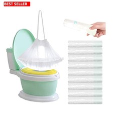 Liners Potty Toilet Seat Disposable 100Pk Drawstring Bag Set Kids Baby Travel