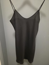 Diane Von Furstenberg Black Short Slip Dress Size 4