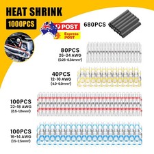 For Automotive Marine 1000Pcs Heat Shrink Solder Connectors Waterproof