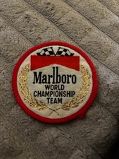 Marlboro World Championship Team Vintage Embroidered Patch Badge