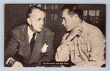 Hollywood CA-California, Tom Breneman Show, Bob Hope Vintage Postcard