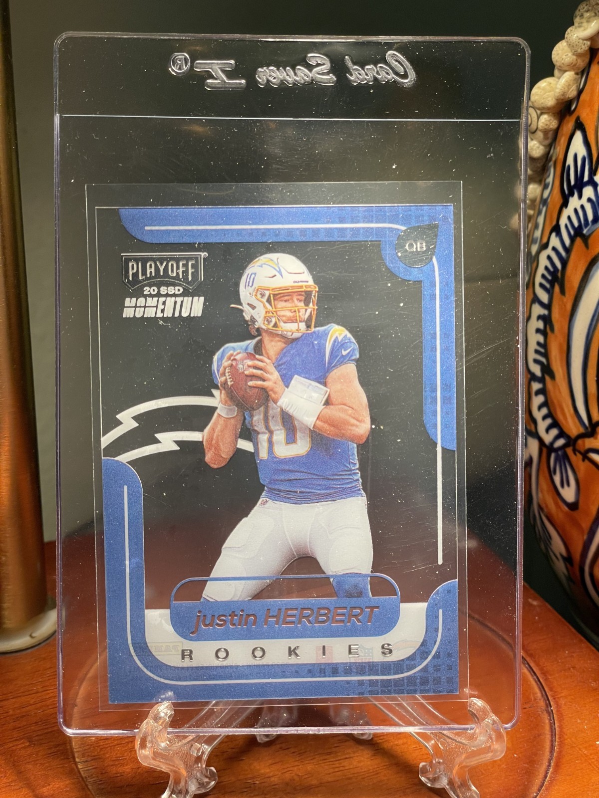 2020 Panini Chronicles - Playoff Momentum Rookies Justin Herbert #M-3 (RC)