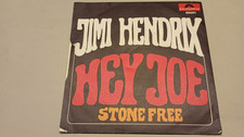 Jimi Hendrix Hey Joe / Stone Free 45 GIRI  1967