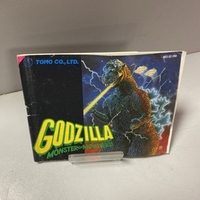 Godzilla: Monster of Monsters (Nintendo NES, 1989) Complet Notice Ab&icirc;m&eacute;e