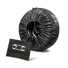 Car Spare Tire Cover, Waterproof 210D Oxford Cloth Wheel 1 PC Black #S