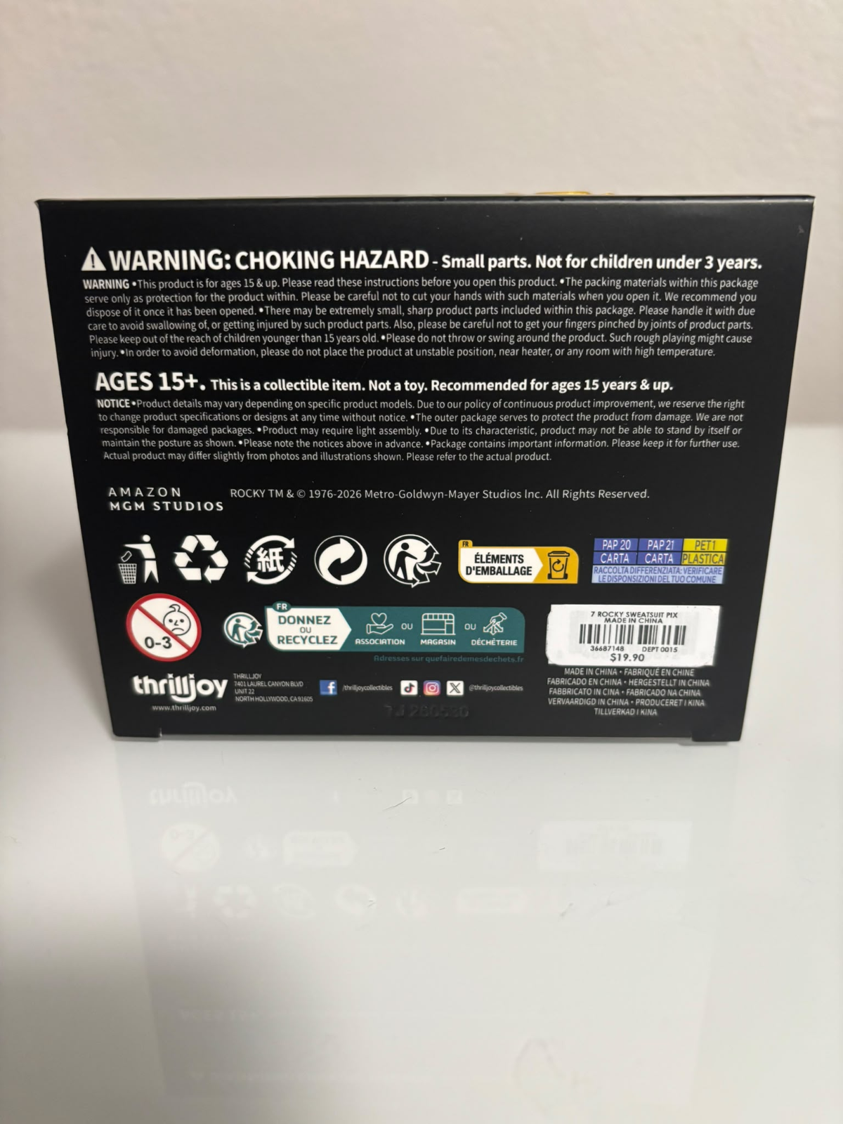 Thrilljoy PIX! APOLLO CREED SUPER CHASE LE:96 EVENT EXCLUSIVE BRAND NEW ...