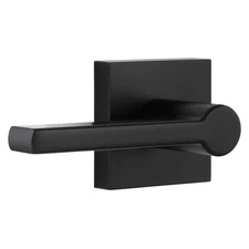 Miseno MLK4022 Lorton Flat Bar Passage Door Lever Set - Black
