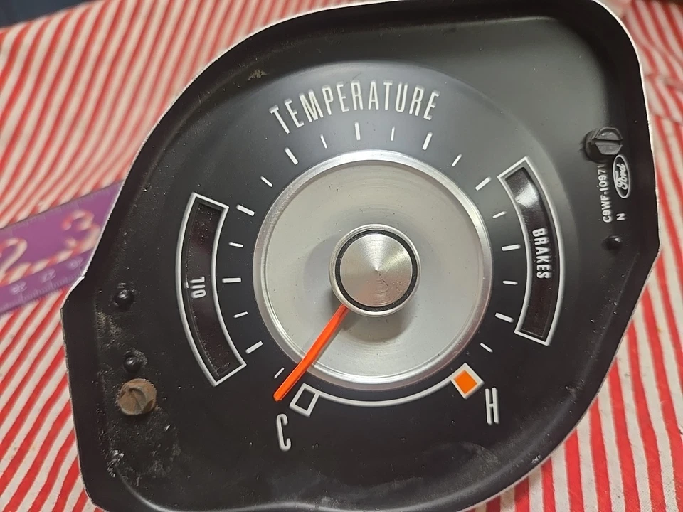 Mercury Cougar 351 390 428 1970 medidor de temperatura probado funcionando Foto 2 de 4