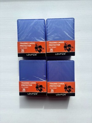 Lovfen Toploaders 100ct (4x25 Packs) 35pt 3x4 Card Holders Pokemon Baseball MTG
