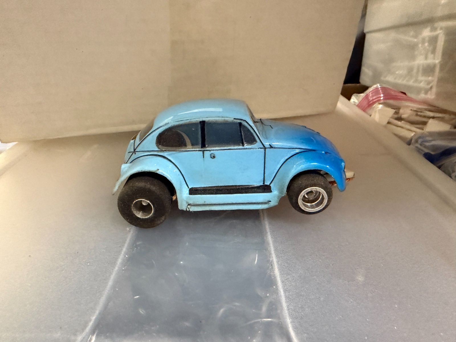 VINTAGE 1/24 SLOT CAR GRAND PRIX RACER UNTESTED BEETLE VW ESTATE FIND