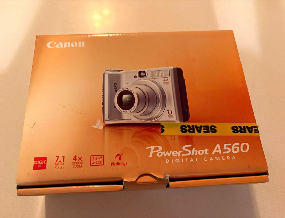 Preços baixos em Câmeras digitais Canon PowerShot A560 | eBay