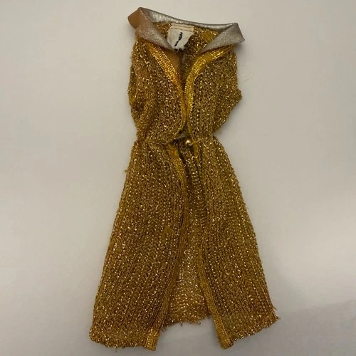 Vintage 1969 Sears Exclusive Barbie Talking Barbie Golden Groove Gold Cover Up