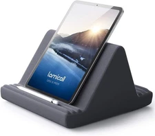 Lamicall Tablet Pillow Stand, Soft Pad for Lap - Holder Grey 