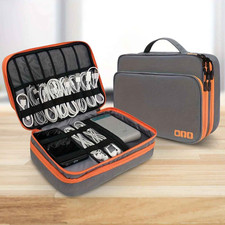 Multi Layer Cable Storage Bag, Electronic Accessories Organizer, Portable Travel