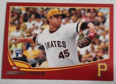 2013 Topps Update Series Gerrit Cole #US150 Red (RC) Very Nice