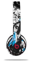 Skin Wrap for Beats Solo Wireless 2 3 4 Baja 0018 Blue Medium SKIN ONLY