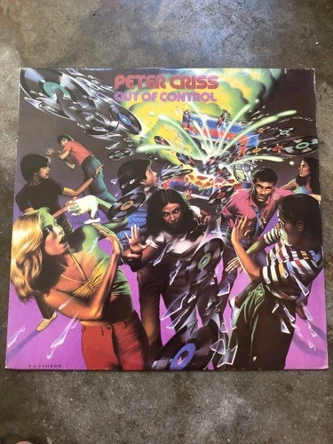 Peter Criss Kiss out of control LP vinyl record Australia Original rock Ex