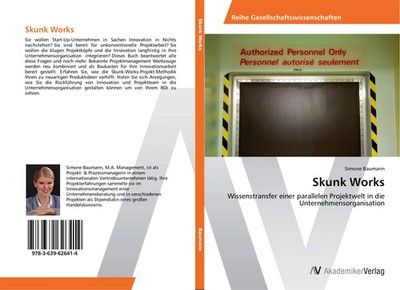 Skunk Works Simone Baumann Taschenbuch 120 S. Deutsch 2019 AV Akademikerverlag