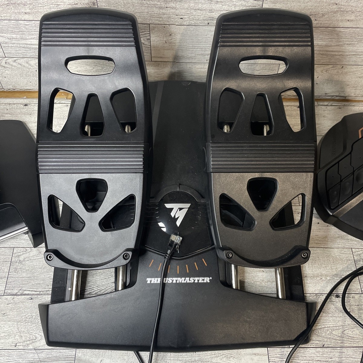 Thrustmaster Set TFRP Rudder Pedals TWCS Throttle and T.16000M
