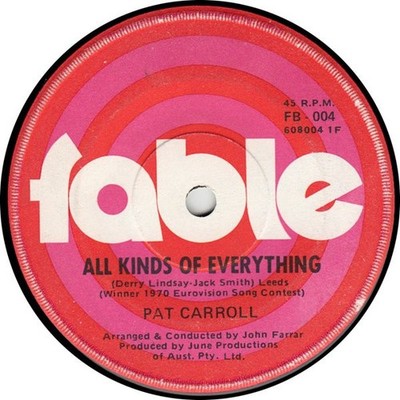 Pat Carroll - All Kinds Of Everything, 7'', (Vinyl)