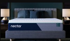 King Nectar Premier Hybrid Mattress  Recompacted  Sanitized  Free Shipping