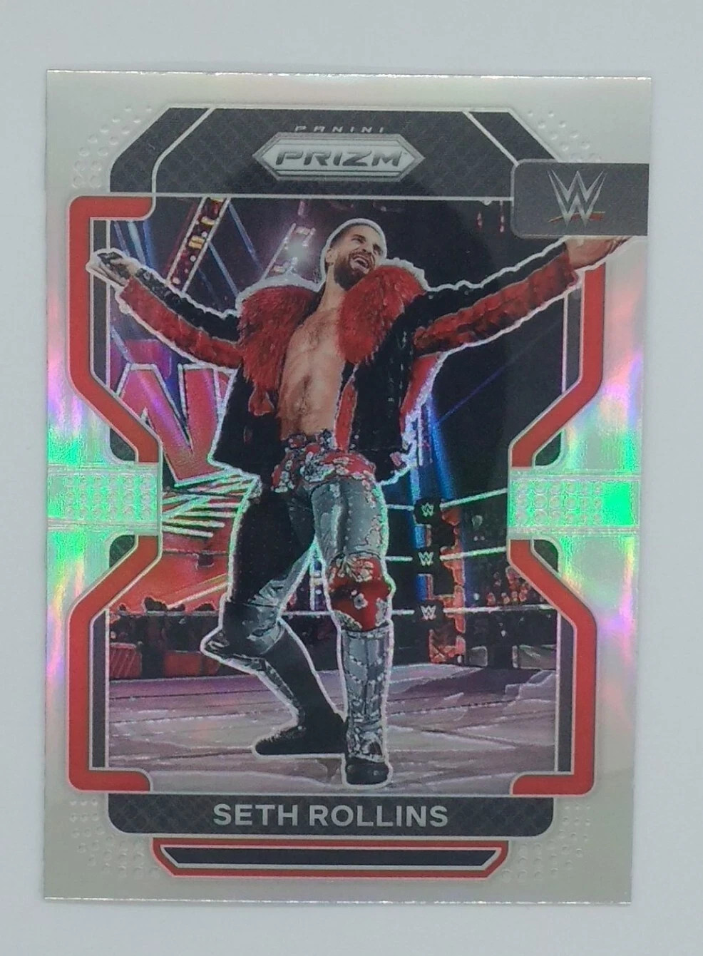 2022 Panini Prizm WWE Silver Seth Rollins #111,