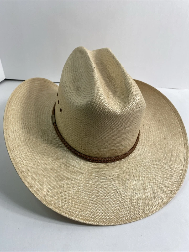 Sombrero de Vaquero Occidental Autoconformable Resistol Talla 7 5/8 Largo Ovalado Foto 3 de 4