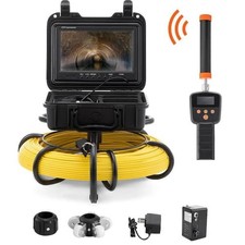 VEVOR 9 720p LCD screen 164 ft Pipe Inspectio...