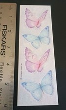Vintage Stickers Hallmark Butterfly Sticker Sheet VTG 90s