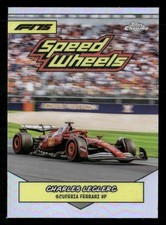 2025 Topps Chrome F1 - Charles LeClerc #75-SF Speed Wheels Refractor