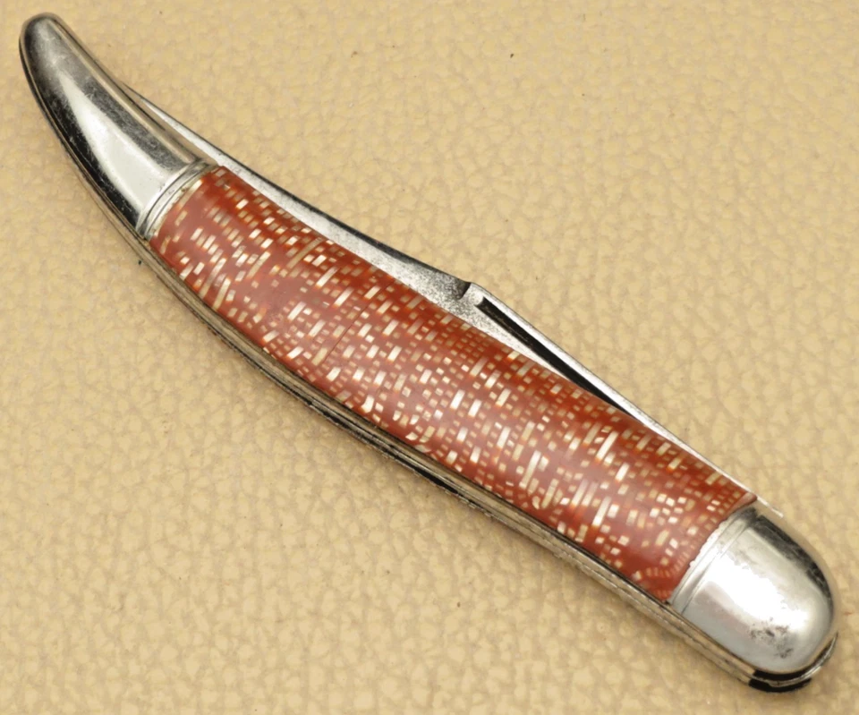 Cuchillo de pesca antiguo HAMMER BRAND de Imperial hojas de acero al carbono bonitas asas Foto 4 de 4