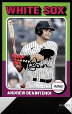 2024 Topps Heritage #450 Andrew Benintendi Red Border Chicago White Sox