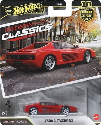 ホットウィール　Modern Classics セット　フェラーリ　テスタロッサ Hot Wheels Premium Ferrari Testarossa Modern Classics 2026 (In