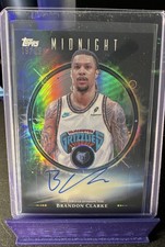 2025-26 Topps Midnight - Midnight Oil Marks Brandon Clarke #MO-BC Moonrise /25 