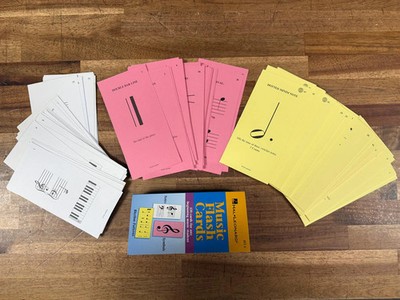 Hal Leonard Music Flash Cards Set A Color-Coded Piano (VG)