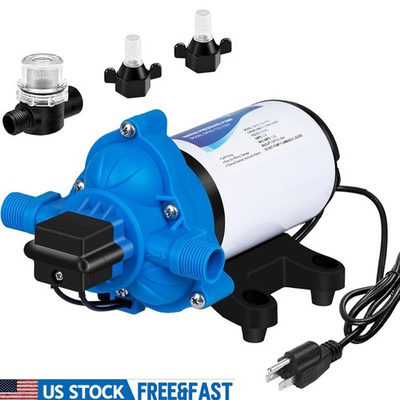 #ad Water Pressure Pump 4 GPM Self Priming 110V AC RV Marine Fresh Water System New $67.68