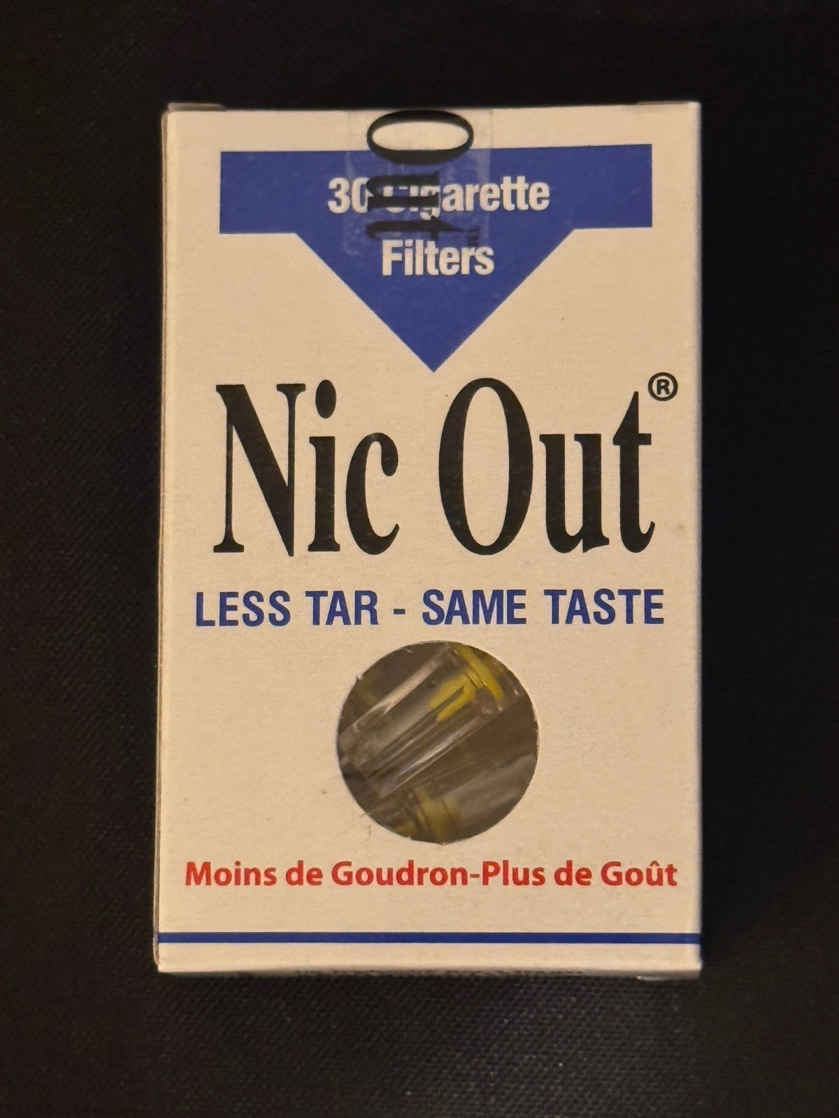 5 Packs of Nic-Out Cigarette Filters For Smokers, 30 Filters Per Pack 150 Total