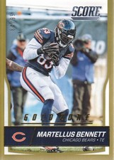 2016 Score Football Trading Cards Jumbo Gold Zone Parallel: Pick From List