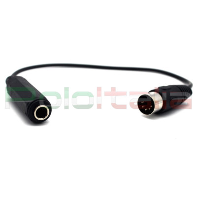 Cavo audio DIN JACK 6,3mm prolunga adattatore MIDI per cuffie chitarra  microfono | eBay