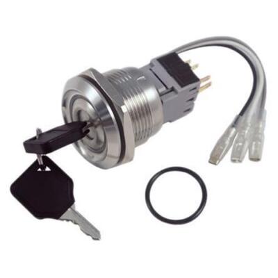 IP40 Schlüsselschalter einpolig Double Throw (SPDT) 5 A 2-fach -20 â   +55Â°C