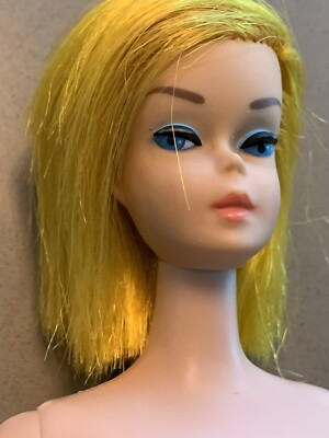 Vintage Color Magic Factory Hair Barbie Doll Blonde Scarlet Flame amazing