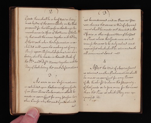 1700’s Handwritten Manuscript Law Legal Book Rules of Court Exchequer Edinburgh - Picture 10 of 23