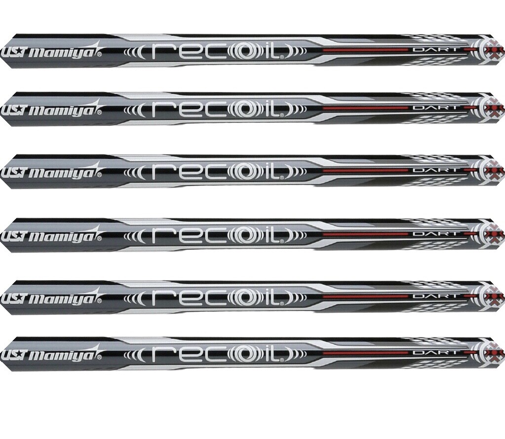 UST Mamiya Recoil Dart - 0.370 - 6 shafts - SET