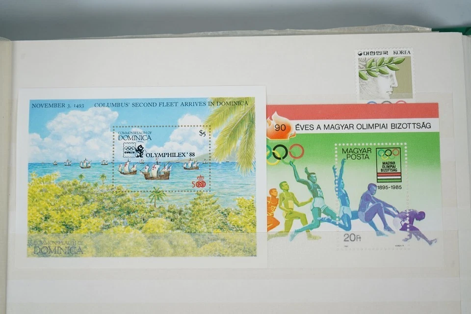 WORLDWIDE OLYMPICS COLLECTION OF 750+ STAMPS MINT & USED STORED IN A STOCK BOOK - Image 2 of 4