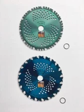 8"-Hybrid Combo 2pk - 20t-44t RENEGADE BLADE® Carbide Brush Cutter trimmer 203mm